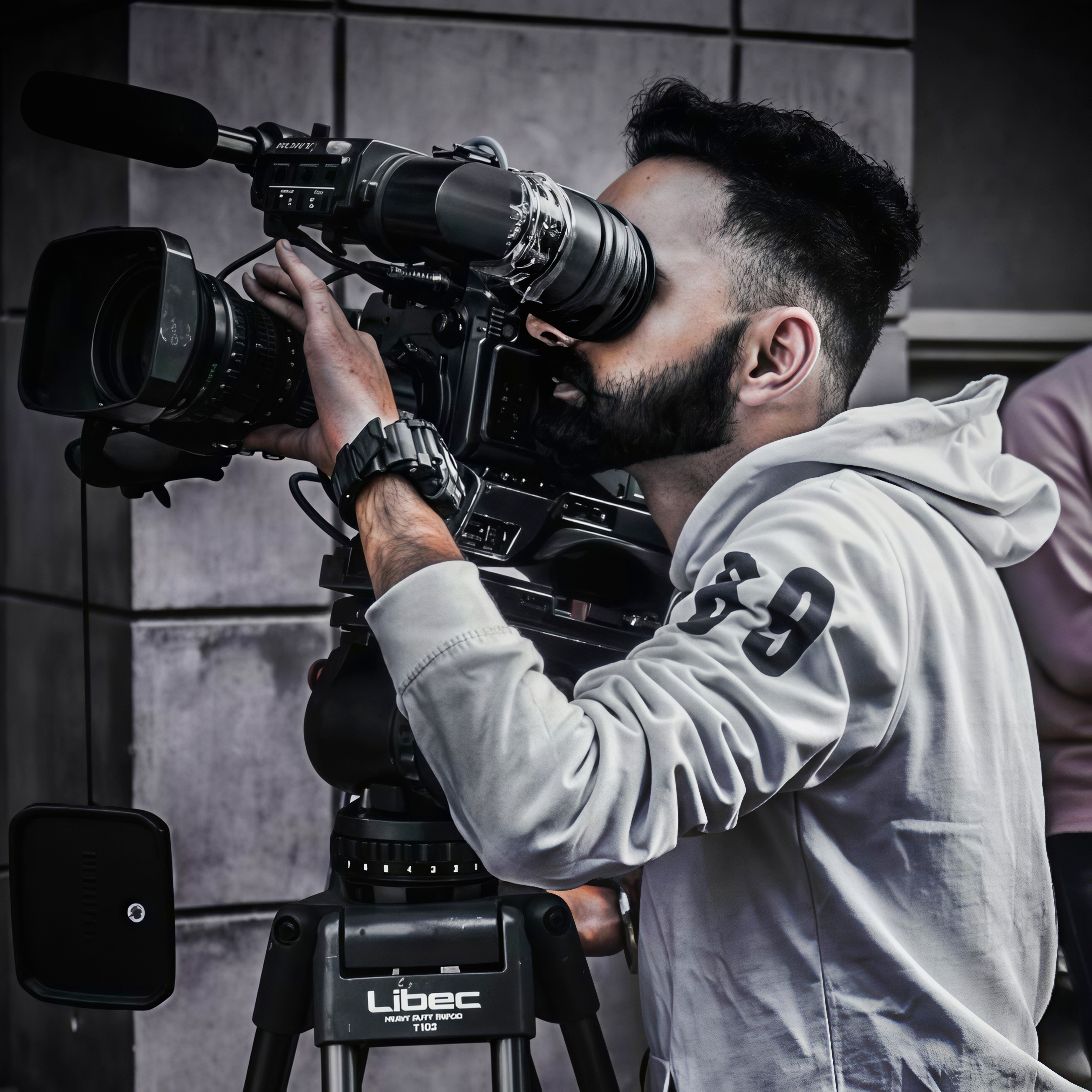 Vikrant Yadav behind Libec Cinema Rig
